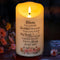 Hummingbird Flameless Memorial Candle, Real Wax LED Light